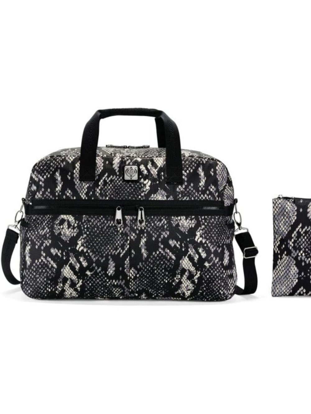 ❤️2 Piece BRIGHTON MOJAVE ROUND TRIPPER TRAVEL DUFFEL BAG + POUCH